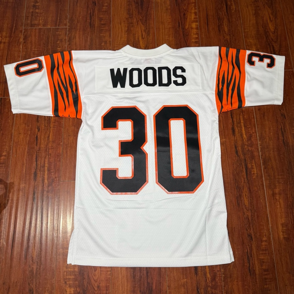 Ickey Woods Cincinnati Bengals Jersey Sz S  Mitchell & Ness 1988 Brand New Read!